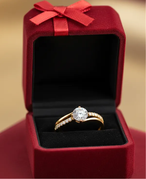 Gold_Diana'S_Solitaire_Ring_For_Women